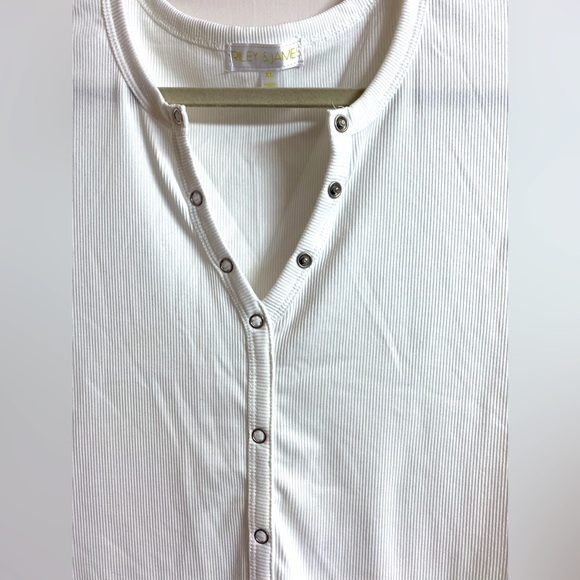 Women Cropped button up T-Shirt White Riley & James Euphoric Junior Size Large - Picture 4 of 7